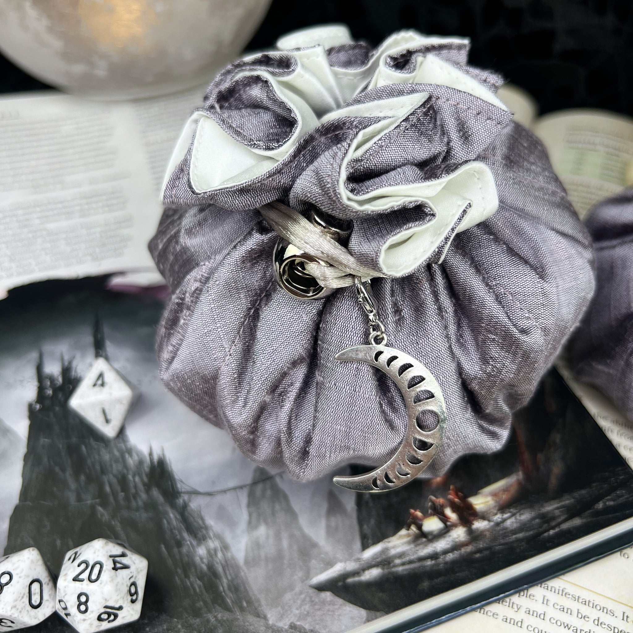 Daughter of Darkness Dice Bag - Handcrafted by the