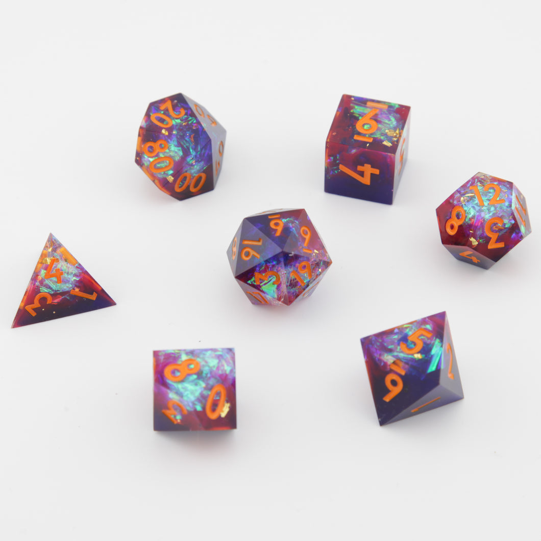 The Dragon's Opal Resin Dice